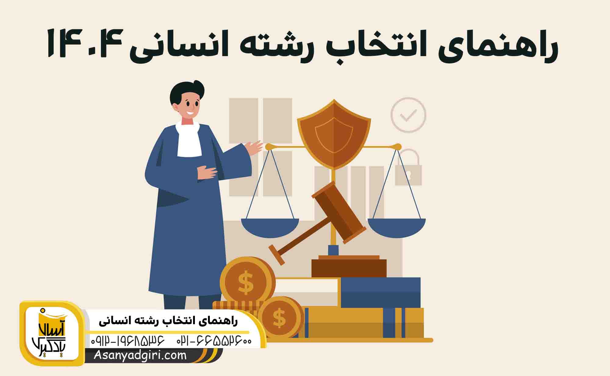 انتخاب رشته کنکور انسانی 1404